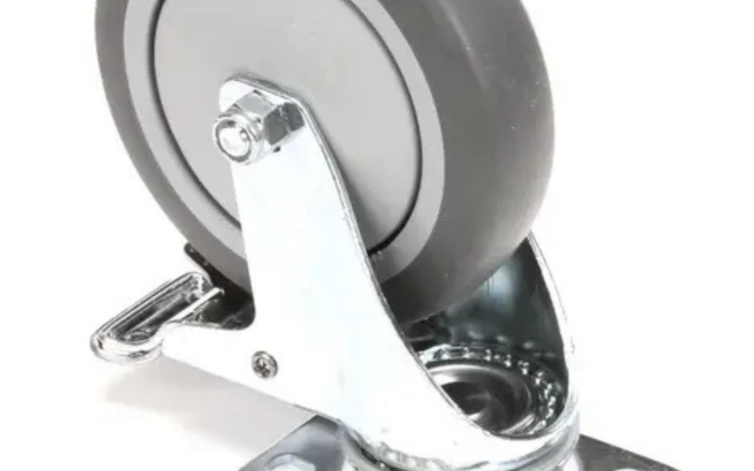Follett Caster, Swivel, With Brake